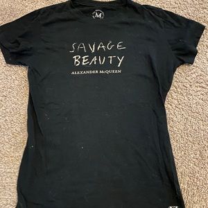 Savage Beauty exhibit Alexander McQueen t shirt